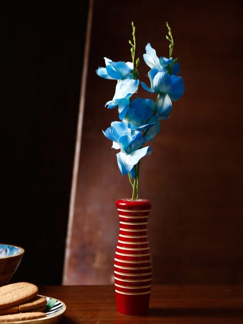 

Dennmark Red Handpainted Flower Vase