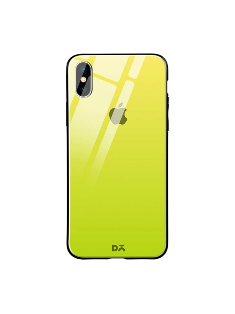 

DailyObjects Green iPhone XS Glass Case Cover