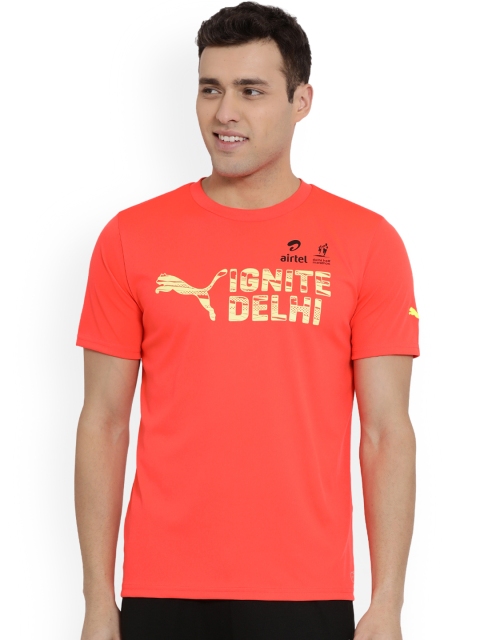 

Puma Men Red ADHM Participant Printed Round Neck T-shirt