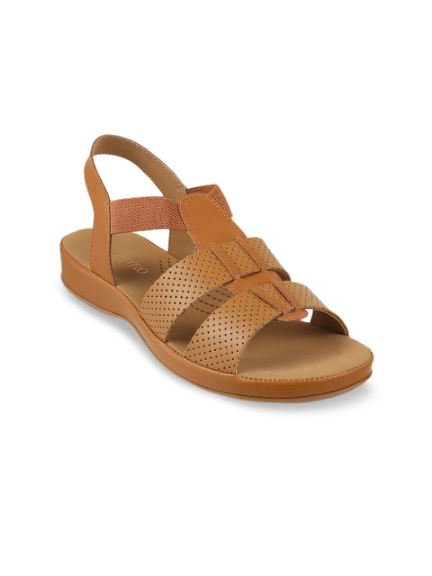 

Metro Women Tan Solid Mojaris