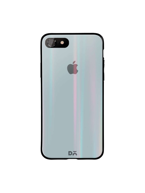 

DailyObjects Grey iPhone 7 Holographic Glass Case Cover