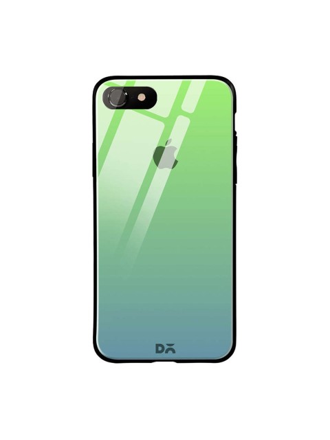 

DailyObjects Blue & Green iPhone 7 Glass Case Cover