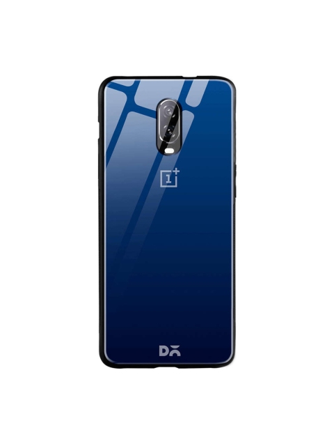 

DailyObjects Navy Blue One Plus 6T Glass Case Cover