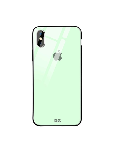 

DailyObjects Sea Green iPhone XS Glass Case Cover