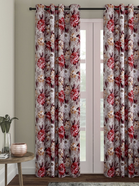 

Soumya Multicoloured Single Long Door Curtain, Multi