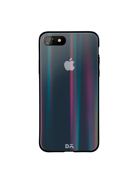 

DailyObjects Teal Green iPhone 8 Holographic Glass Case Cover