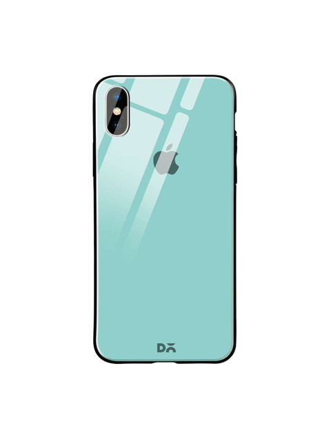 

DailyObjects Turquoise Blue iPhone XS Max Glass Case Cover