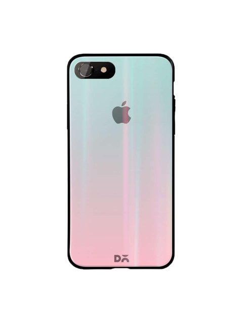 

DailyObjects Blue & Pink iPhone 7 Holographic Glass Case Cover