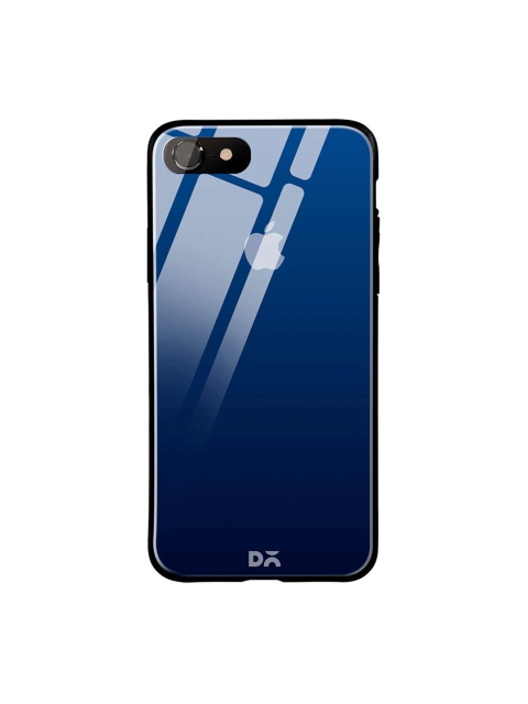

DailyObjects Navy Blue iPhone 7 Glass Case Cover