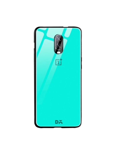 

DailyObjects Blue OnePlus 6T Glass Case Cover