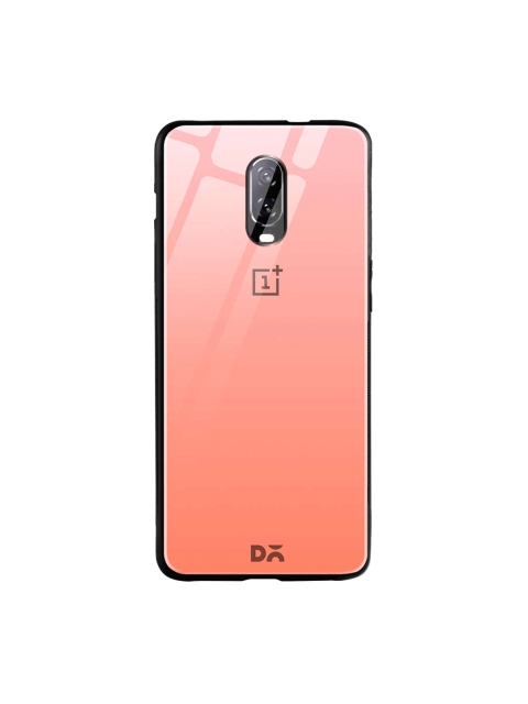

DailyObjects Peach One Plus 6T Glass Case Cover