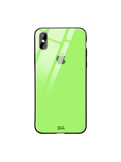 

DailyObjects Green iPhone XS Max Glass Case Cover