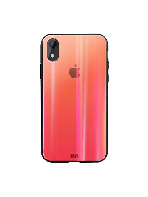 

DailyObjects Coral iPhone XR Holographic Glass Case Cover