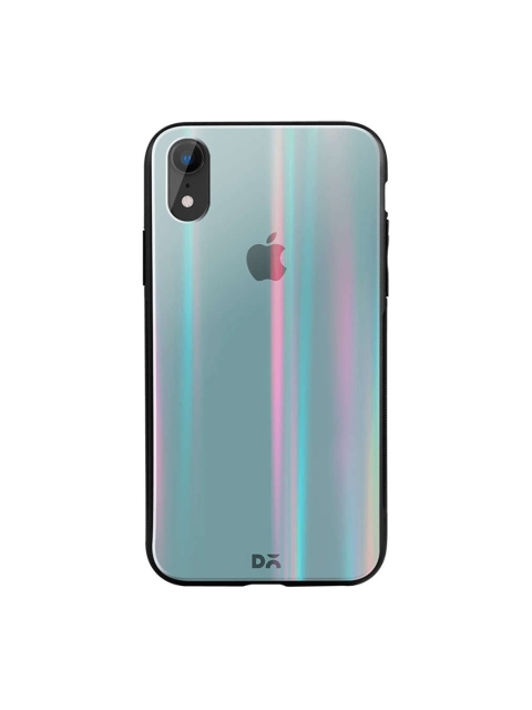 

DailyObjects Grey iPhone XRHolographic Glass Case Cover