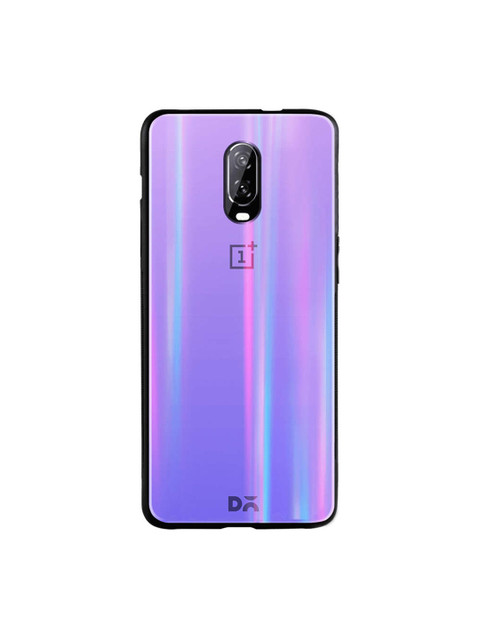 

DailyObjects Purple OnePlus 6T Holographic Glass Case Cover