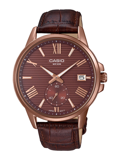 

CASIO Enticer Men Brown Multi-Dial Watch MTP-EX100RL-5AVDF - A1605