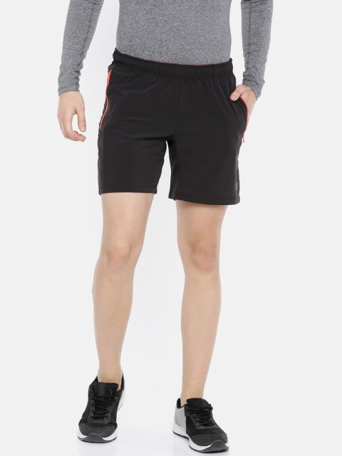 

4F Men Black Solid Regular Fit Sports Shorts