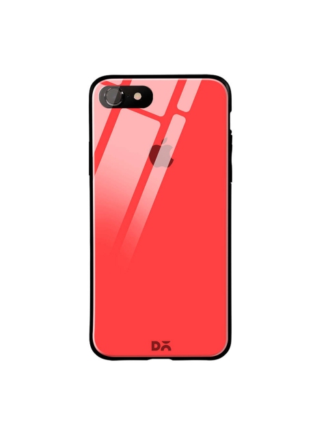 

DailyObjects Coral Red iPhone 7 Glass Case Cover