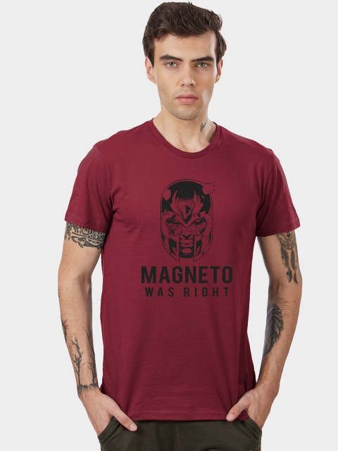 

Free Authority Men Maroon X-Men Printed Round Neck T-Shirt