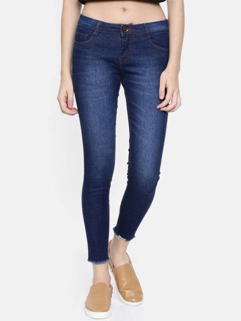 

ZHEIA Women Blue Skinny Fit Mid-Rise Clean Look Stretchable Jeans