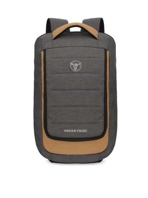 

URBAN TRIBE Unisex Taupe & Beige Solid Backpack