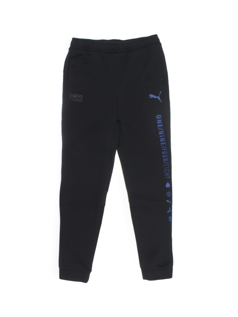 

Puma Boys Black Solid Straight-Fit ENERGY Pants Joggers