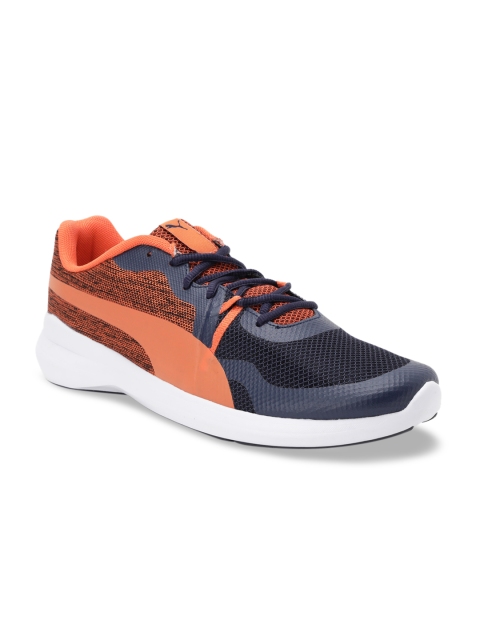

Puma Men Navy Blue Pacer Wave IDP Peacoat-Bright White-Nast Sneakers