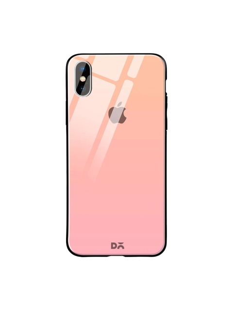 

DailyObjects Peach iPhone XS Glass Case