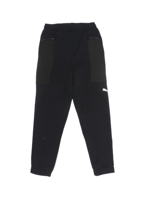 

Puma Boys Black ENERGY Pants B Solid Straight-Fit Joggers