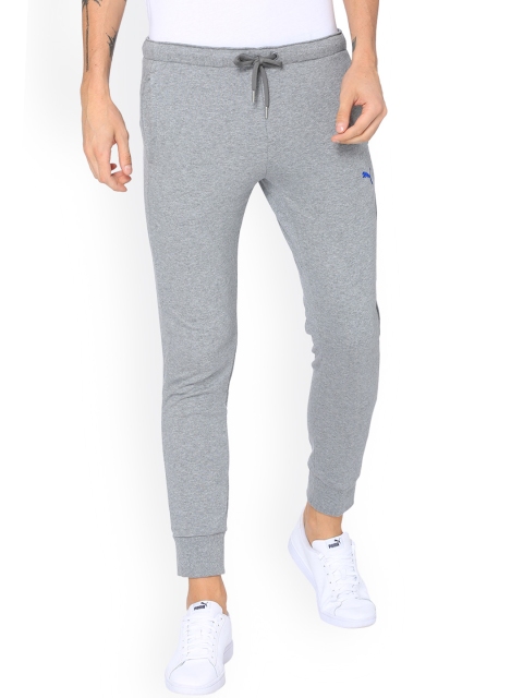 

Puma Men Grey Melange Solid Straight-Fit Joggers