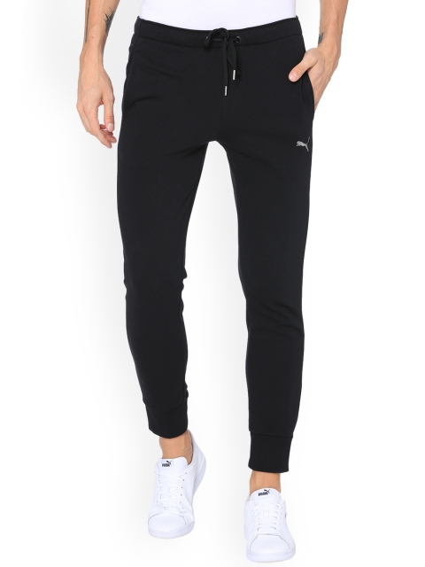 

Puma Men Black Solid Straight-Fit Joggers