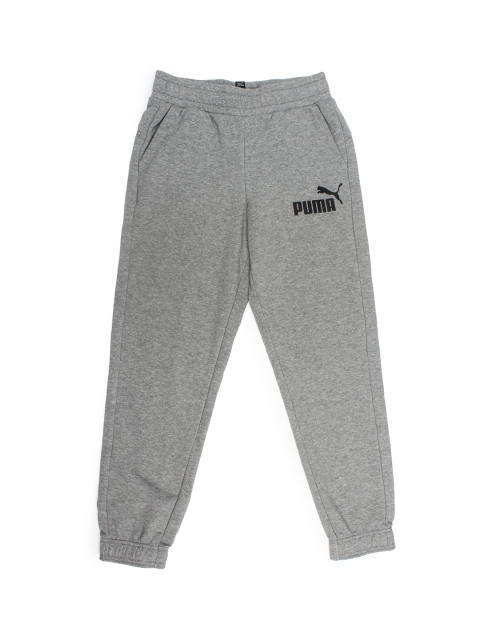 

Puma Boys Grey Melange Solid Straight-Fit Joggers