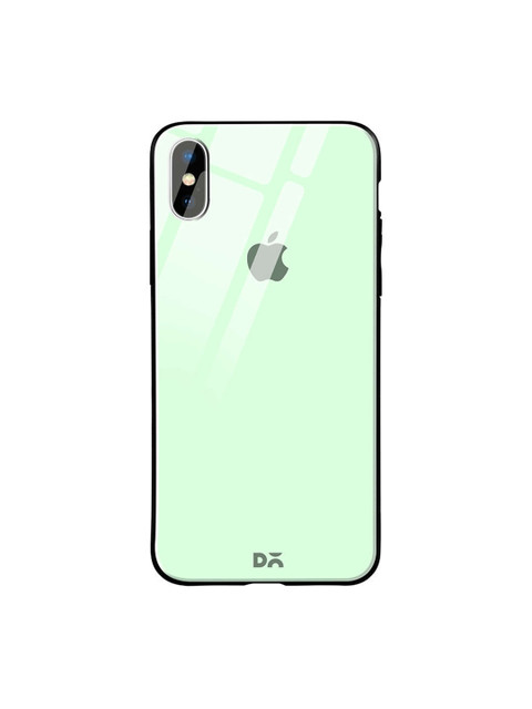 

DailyObjects Sea Green iPhone X Glass Case Cover