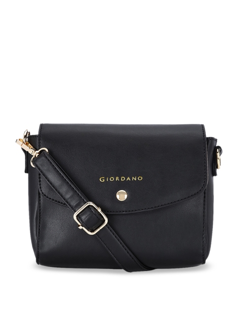 

GIORDANO Black Solid Sling Bag