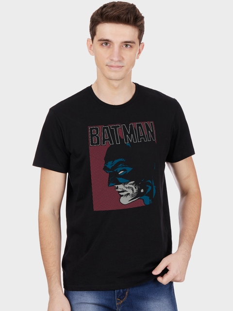 

Free Authority Men Black Batman Printed T-shirt