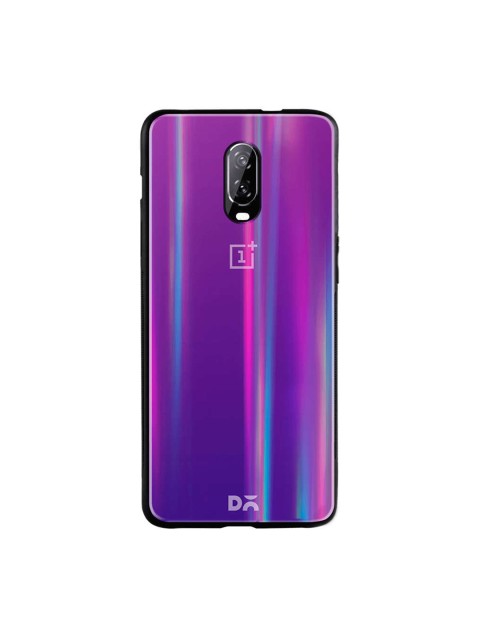 

DailyObjects Purple OnePlus 6T Holographic Glass Case
