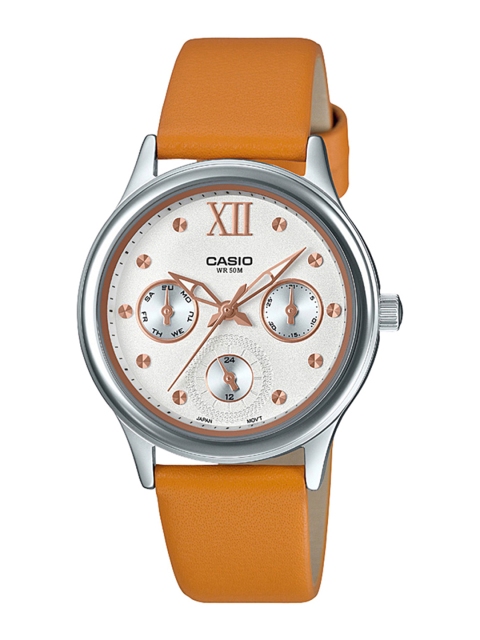

Casio Enticer Lady Women White Analogue watch A1600
