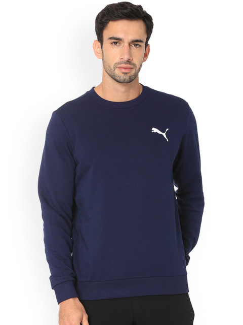 

Puma Men Blue Solid Sweater