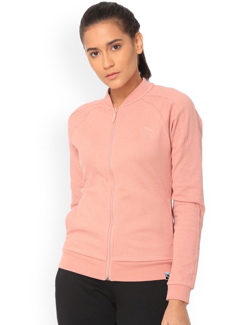 

Puma Women Peach-Coloured Archive T7 Track Jkt, struct Solid Jacket