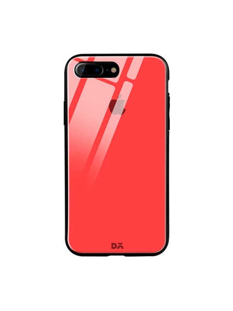 

DailyObjects Coral Red iPhone 7 Plus Glass Case Cover
