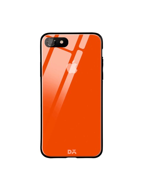 

DailyObjects Orange iPhone 7 Glass Case Cover