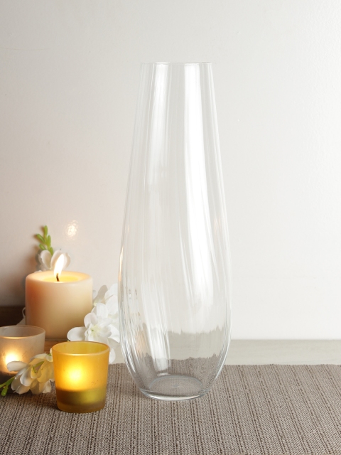 

Bohemia Crystal Tranparent Glass Flower Vase, Transparent