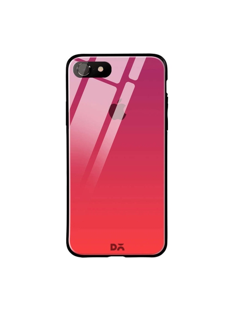 

DailyObjects Pink iPhone 7 Glass Case Cover