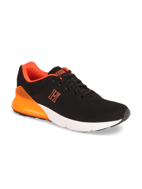 

Harvard Men Black Mesh Running Shoes