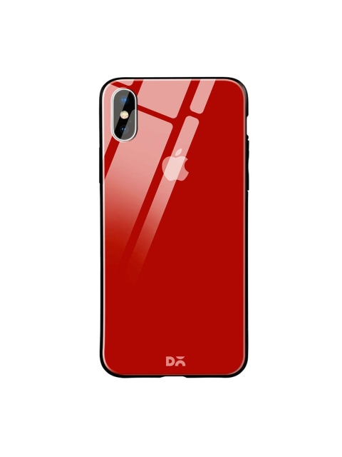 

DailyObjects Red iPhone XS Max Glass Case
