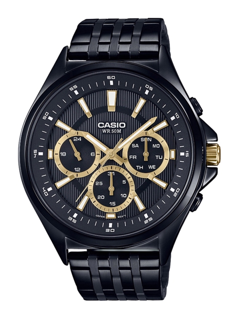

CASIO Enticer Men Black Multi-Dial Watch MTP-E303B-1AVDF - A1563