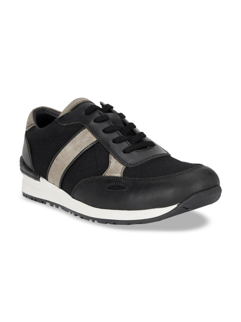 

Kenneth Cole Men Black Leather Sneakers