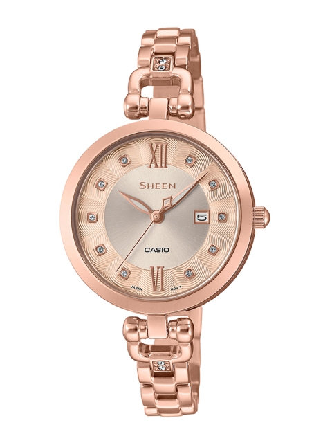 

Casio Sheen Women Gold Analogue watch SX256 SHE-4055PG-4AUDF