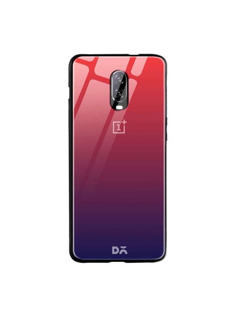 

DailyObjects Red & Blue OnePlus 6T Glass Case
