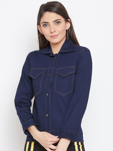 

Rider Republic Women Blue Solid Jacket